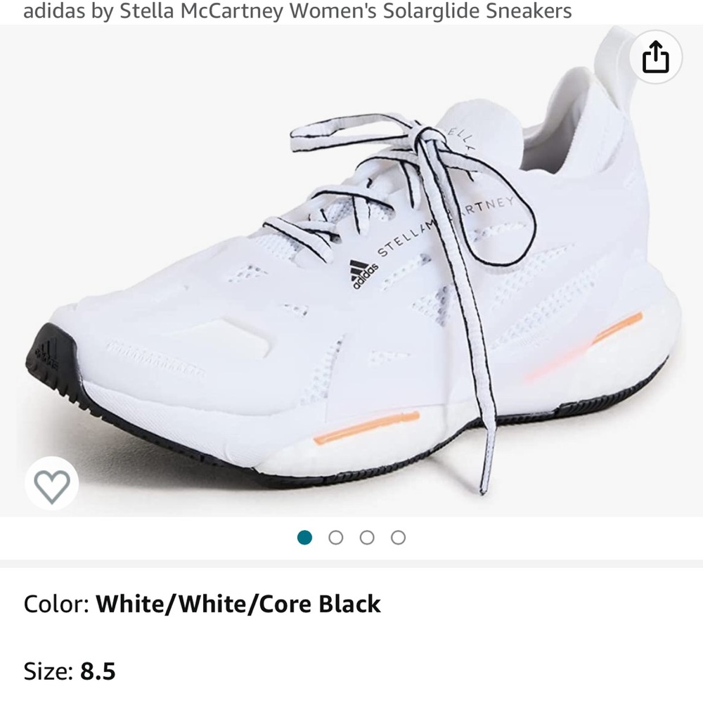 Stella McCartney White Solarglide Sneaker